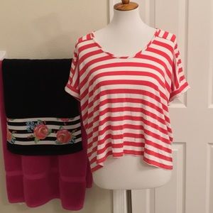 Red Haute crop top